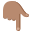 :backhand_index_pointing_down_medium_skin_tone: 👇🏽