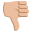 :thumbs_down_medium-light_skin_tone: 👎🏼